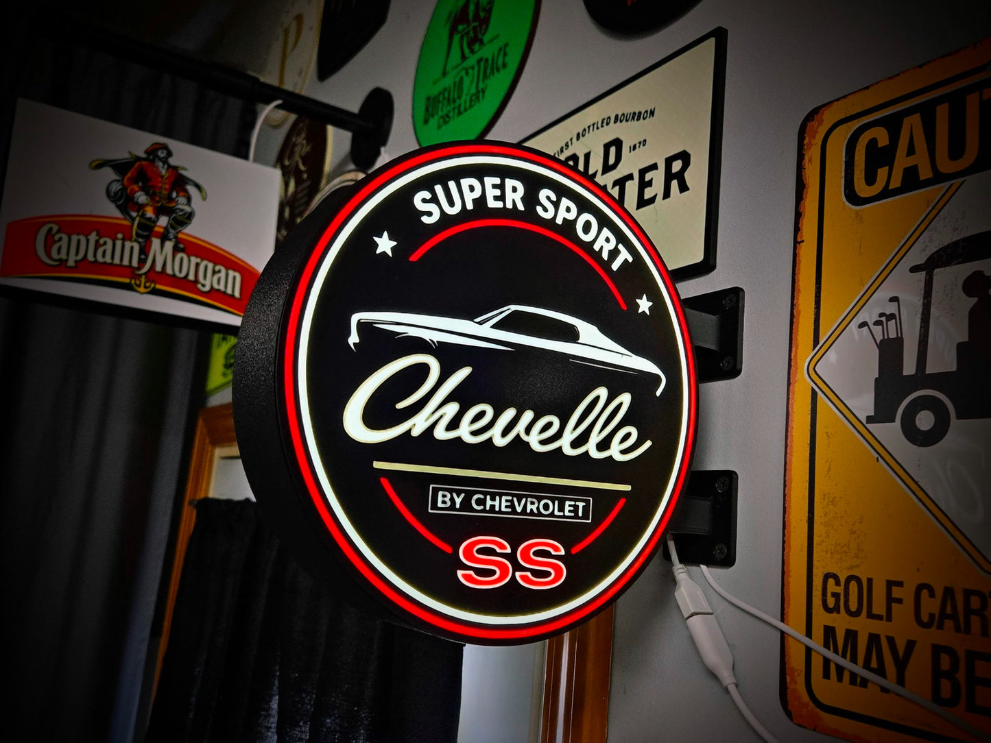 Chevelle SS 2-Sided LED Lightbox 12 Inch Light Box LED Sign Wall Decor