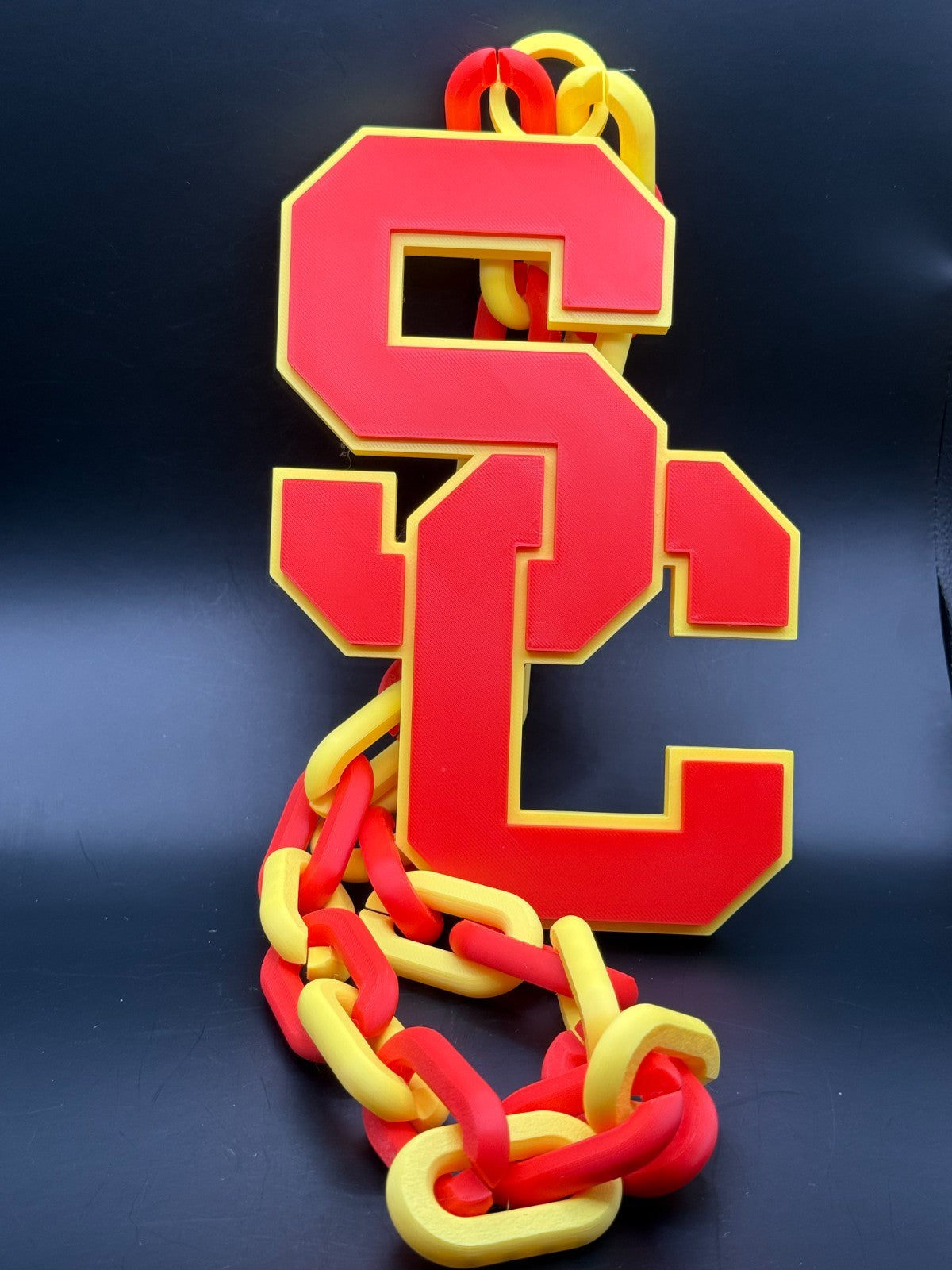USC Fighting Trojans Oversize Cain Necklace "Fight On"