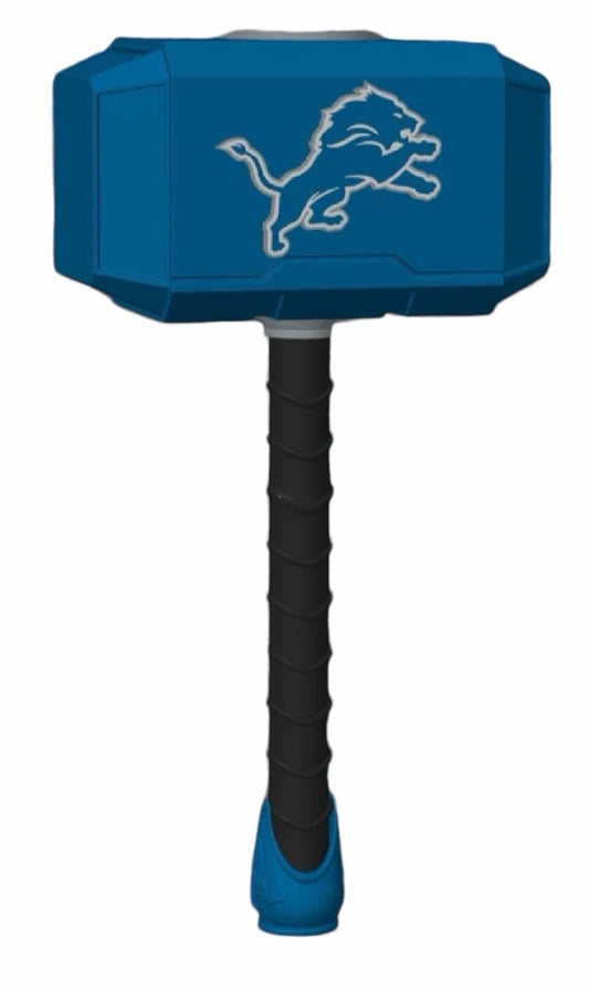Lions Football Themed Mjolnir Thor's Hammer