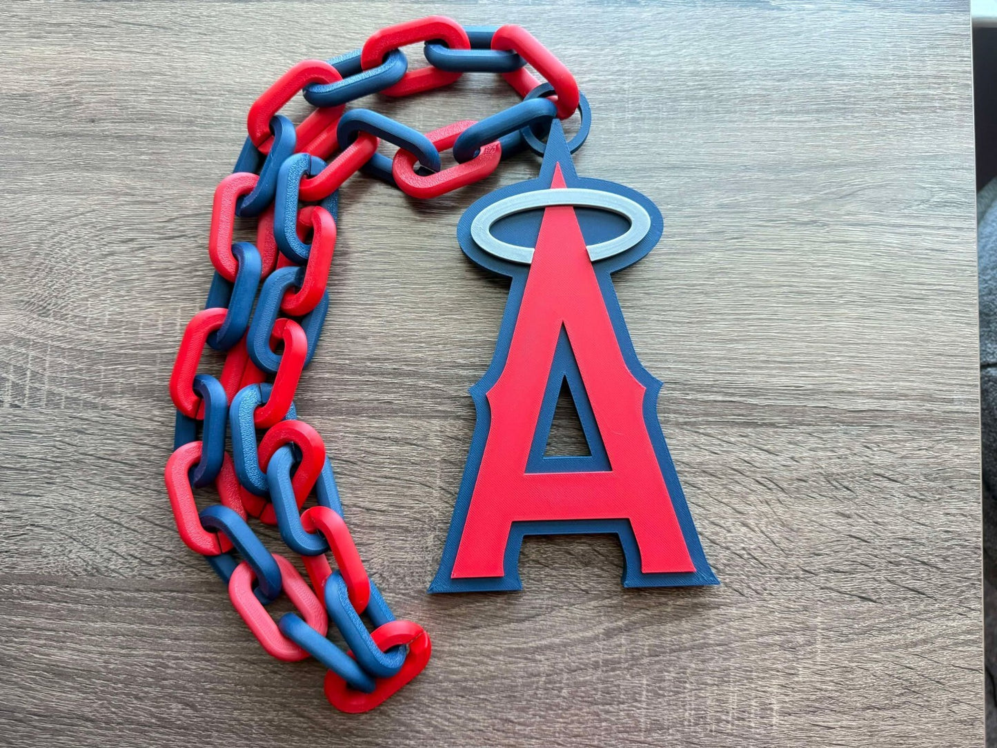 Los Angeles Angels Oversized Necklace, Hype Chain [Made To Order]