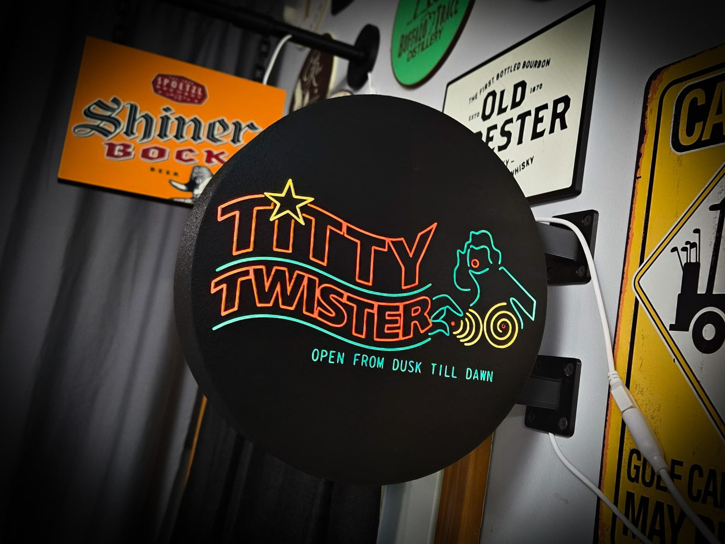 TITTY TWISTER (From Dusk Till Dawn) 12 Inch Light Box LED Sign Wall Decor