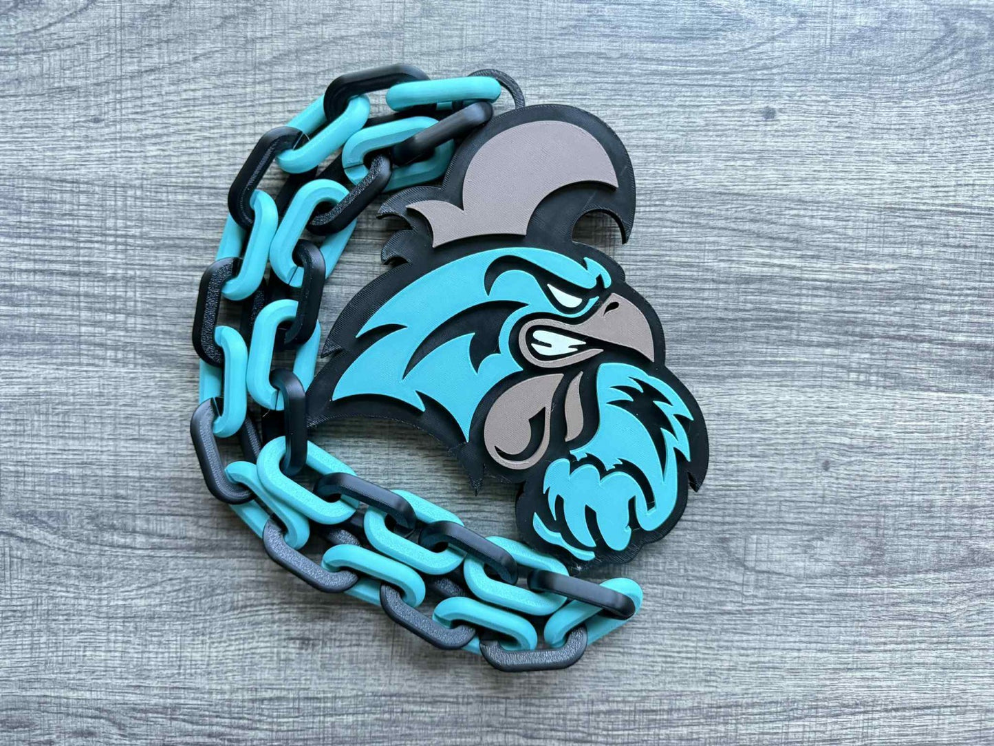 Coastal Carolina Chanticleers Oversized Necklace, Hype Chain [Made To Order]