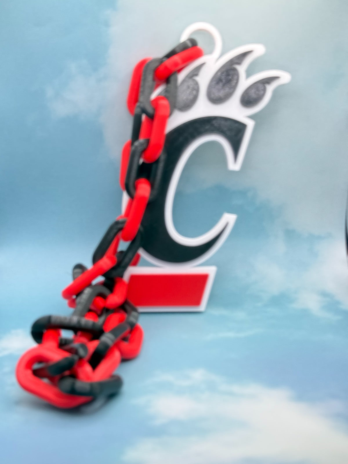Cincinnati Bearcats Oversized Logo Pendant Necklace & Chain