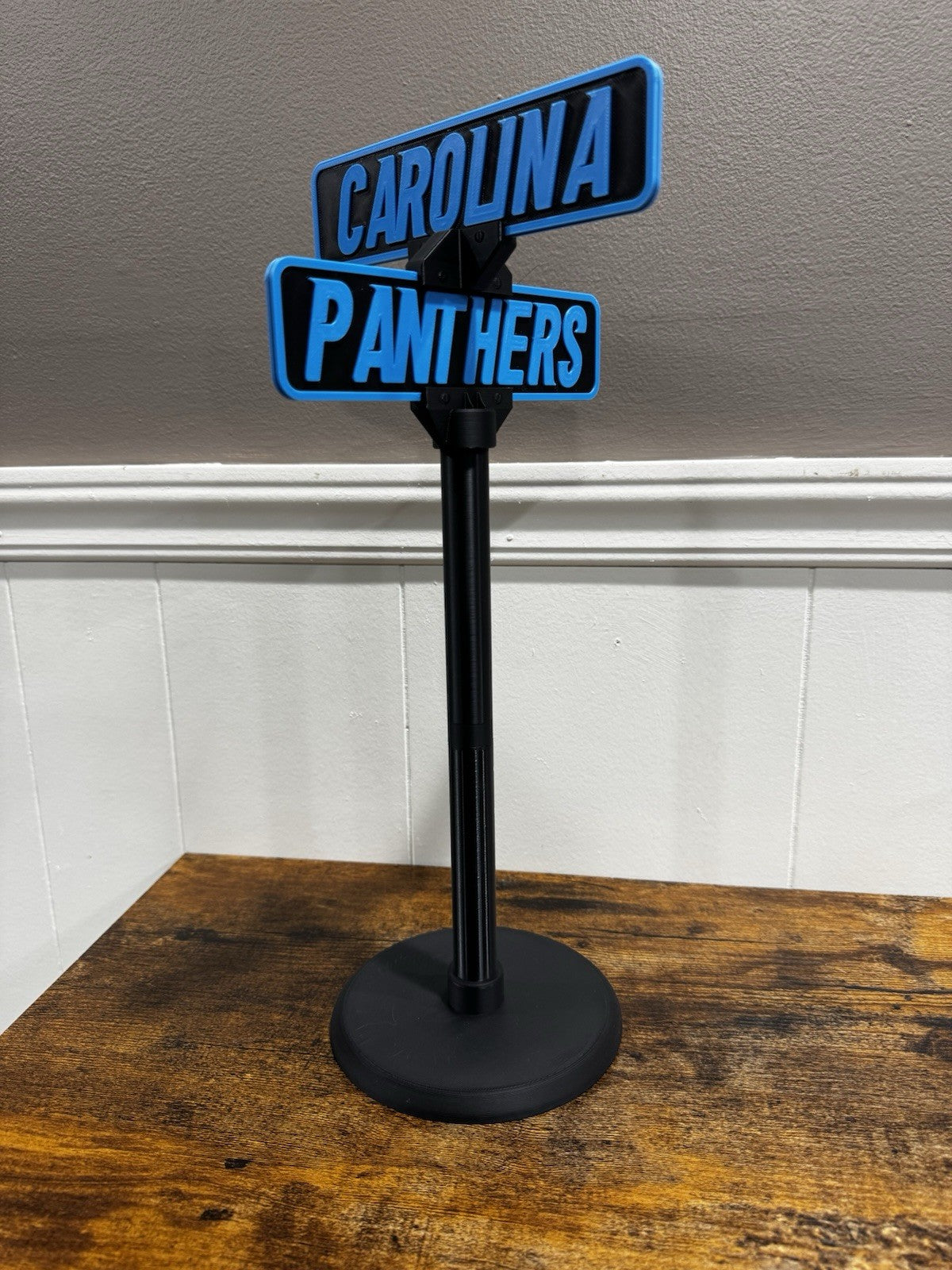Carolina Panthers Street Sign Man Cave Memorabilia Office Desk Decor Fan Gifts