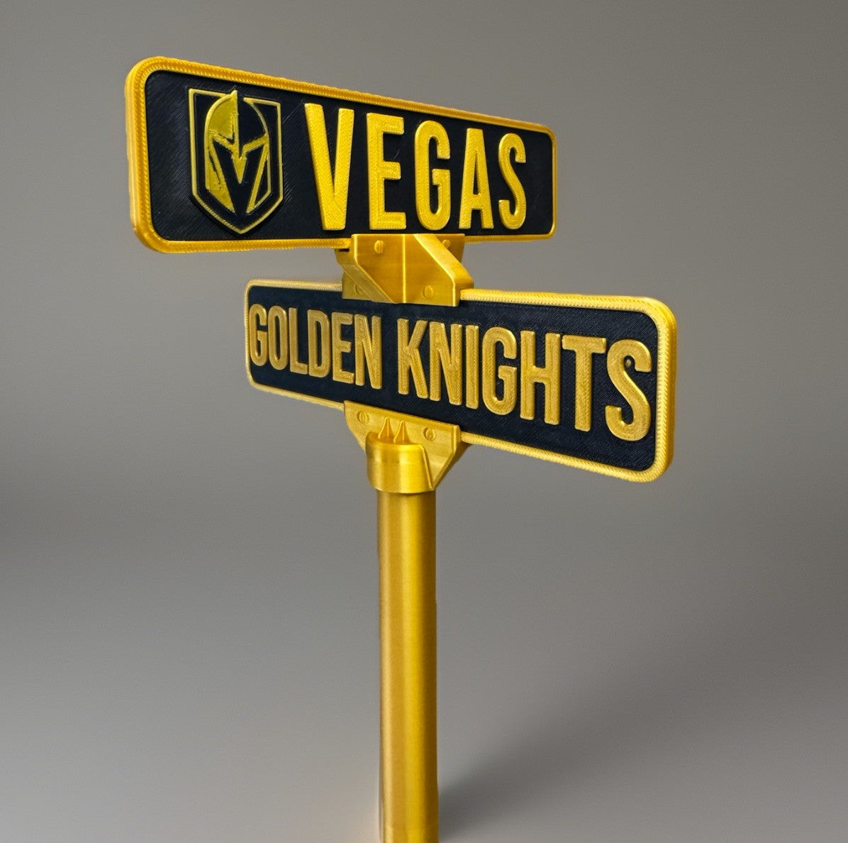 Vegas Golden Knights Street Sign Office Man Cave Sports Memorabilia Shelf Decor