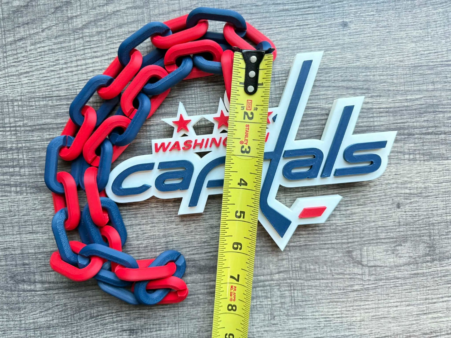 Washington Capitals Oversized Necklace, Hype Chain