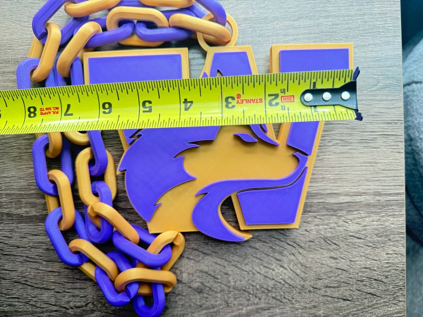 Washington Huskies Logo Oversized Necklace, Hype Chain [Made To Order]