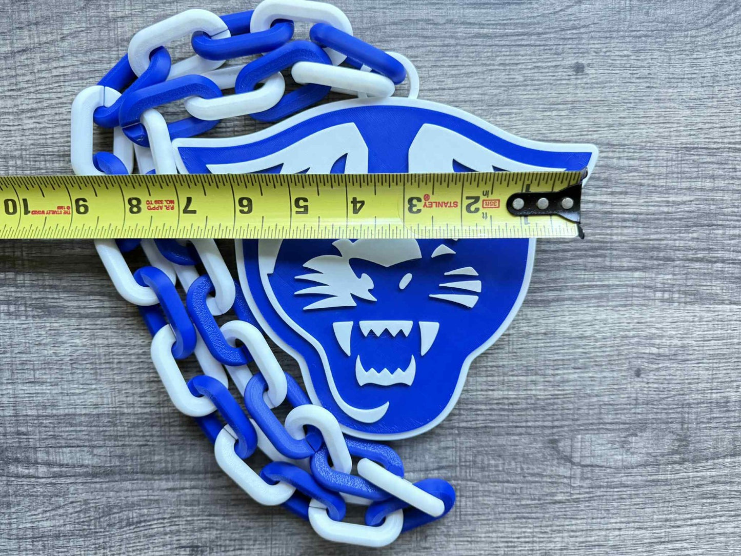 Georgia State Panthers Oversized Necklace, Hype Chain