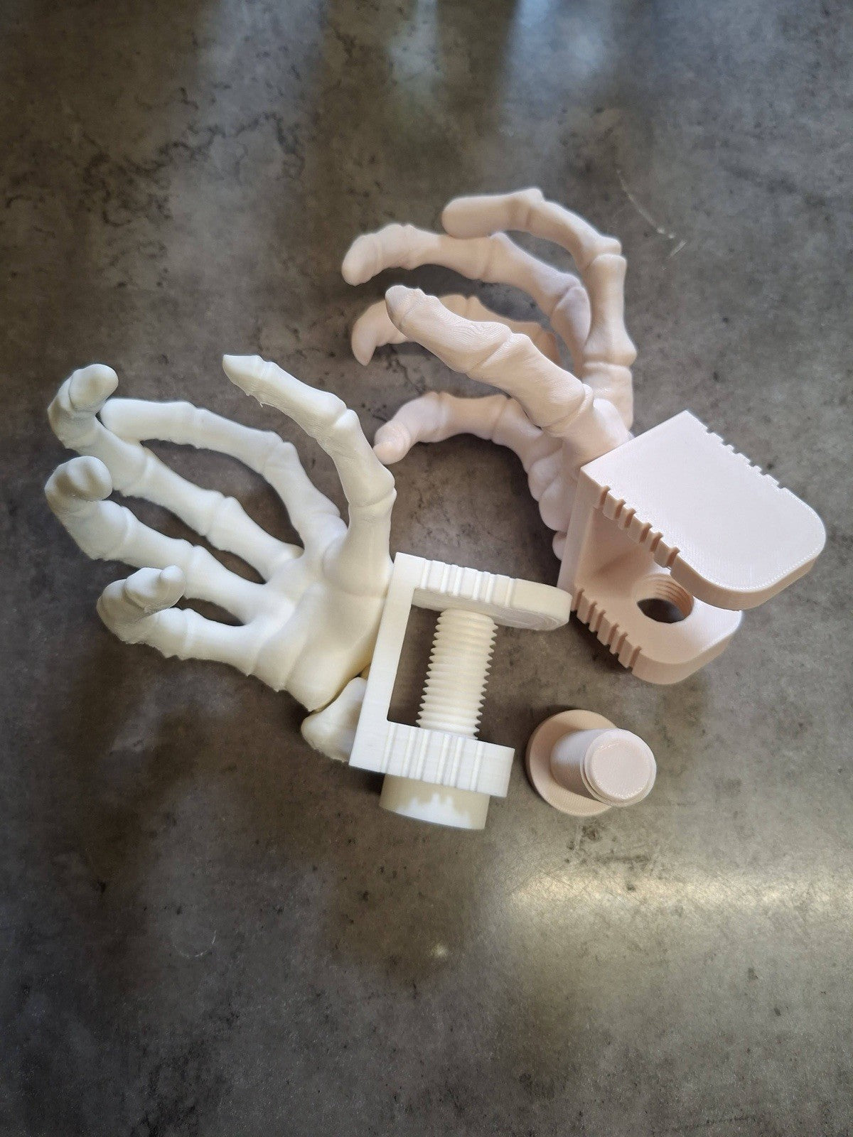 Skeleton Hand Desk Cup Holder - 3D Printed Gothic Office & Gaming Accessory