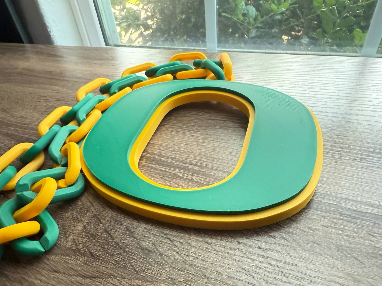 Oregon Ducks Oversized Necklace, Hype Chain [Made to Order]