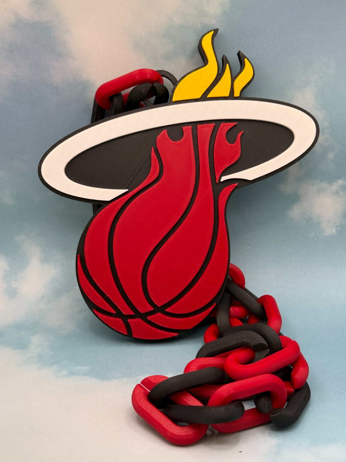 Toronto Raptors Oversized Hype Chain - 3D Printed Basketball Necklace - We The N