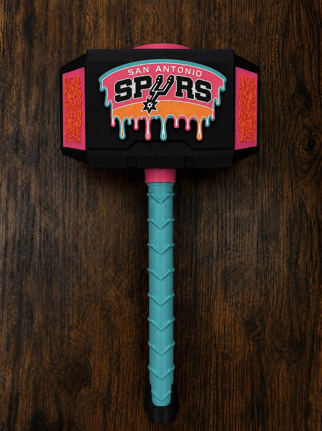 San Antonio Spurs Fiesta Thor Hammer Mjolnir NBA Finals Unique Fan Gift Man Cave