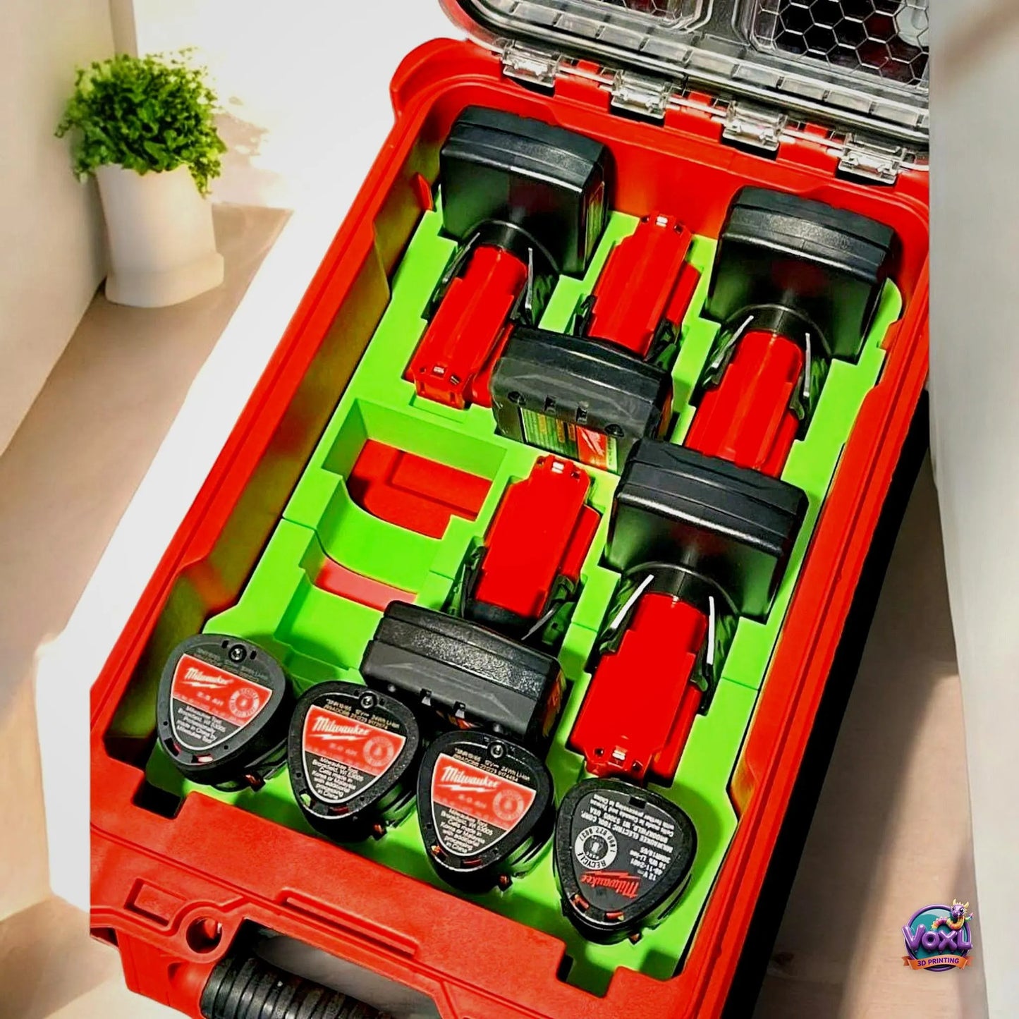 3D Printed M12 Battery Insert – Packout Organizer Tray Holder