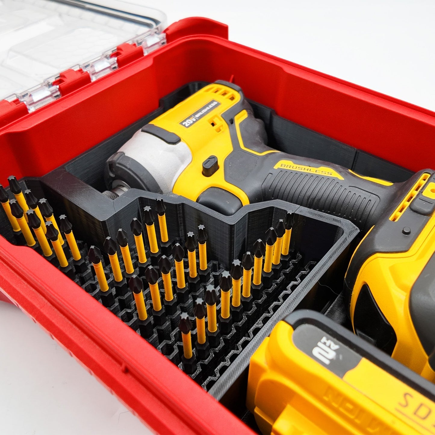 20V Brushless Impact (DCF809) Organizer for Milwaukee Compact Packout  (Insert O
