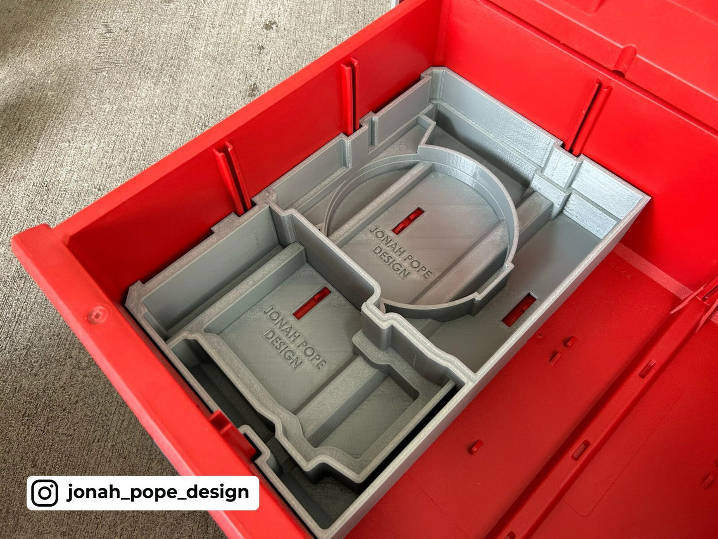 Insert for M18 Compact Router and Packout Tool Box Drawer  (Insert Only)
