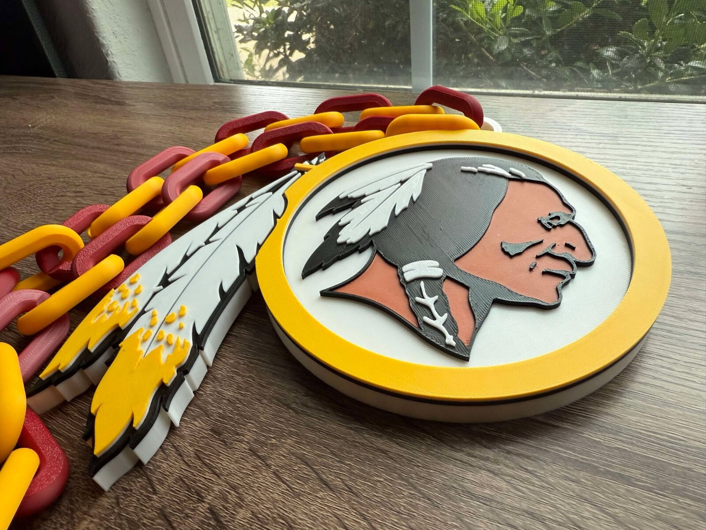 Washington Redskins Oversized Necklace, Hype Chain [Made To Order]