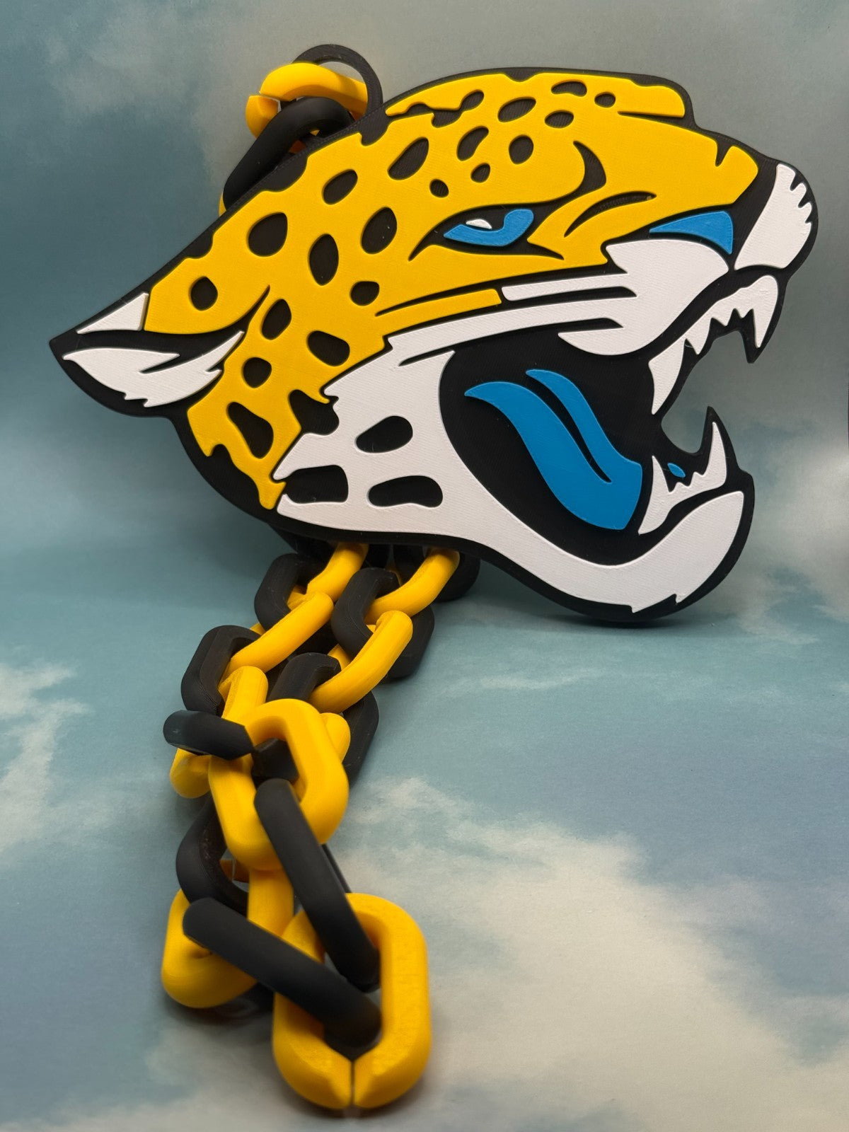 Jacksonville Jaguars Oversized Necklace Chain “Jax. It's Easier Here.”