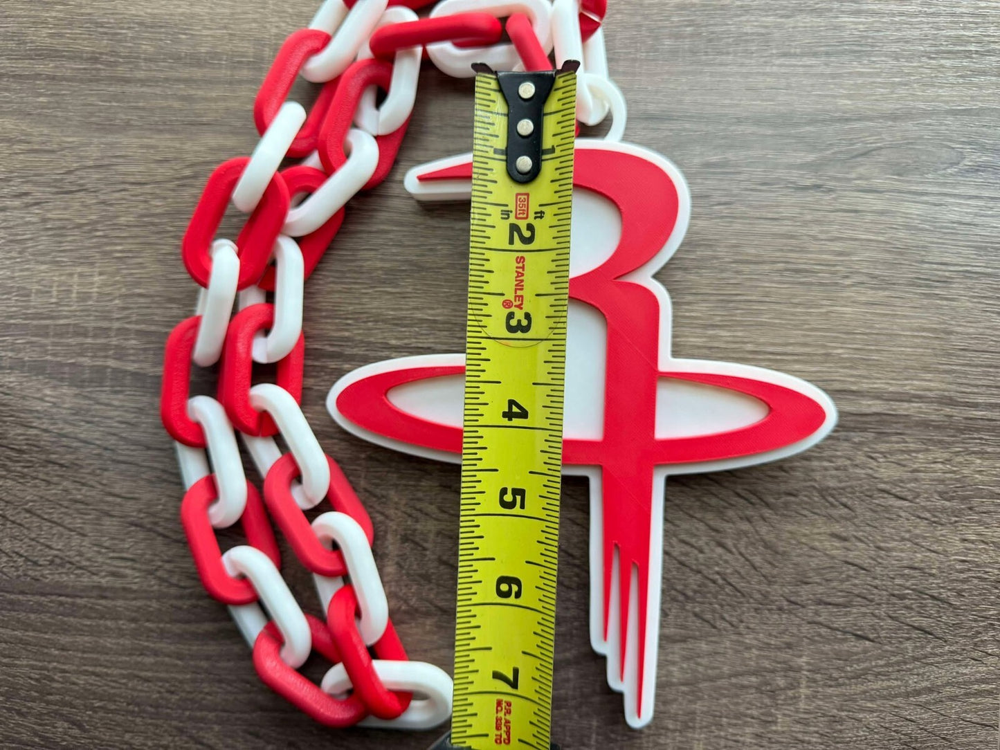 Houston Rockets Oversized Necklace, Hype Chain [Made To Order]