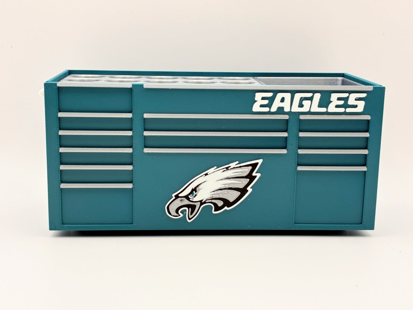 Philadelphia Eagles Mini Toolbox Pen Holder – Desk Organizer Gift