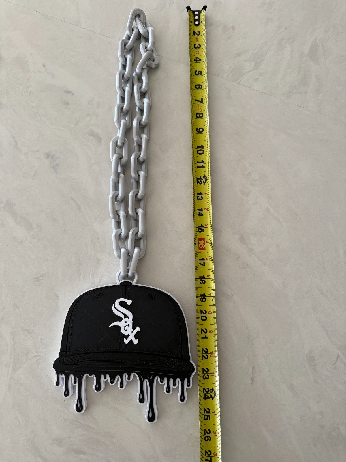 Chicago White Sox Drip Oversized Baseball Cap Hype Chain “South Siders, Gift MLB