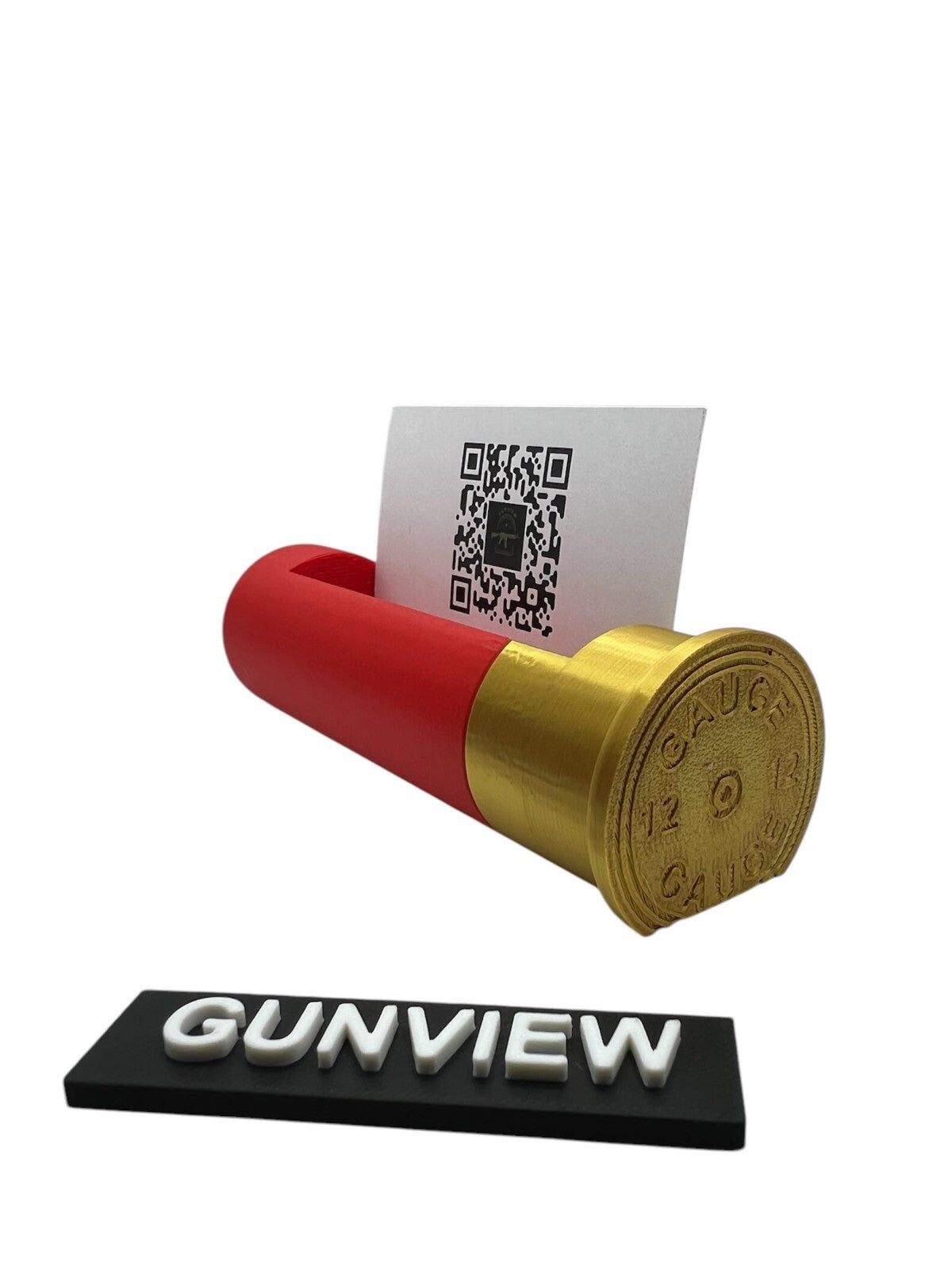 Shotgun Shell Business Card Holder – Desk Organizer for Firearm Enthusiasts