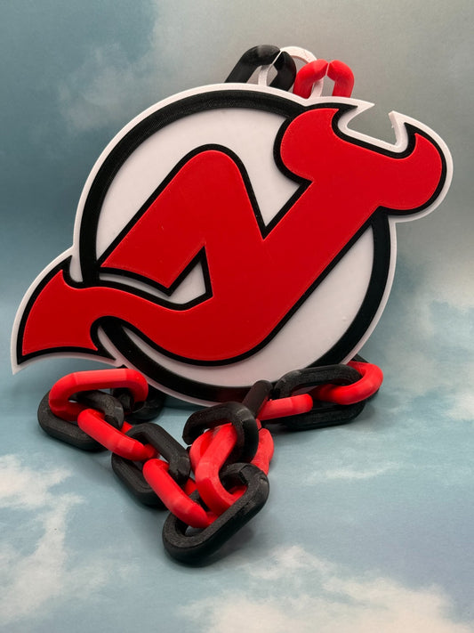 New Jersey Devils Oversized Necklace, Hype Chain