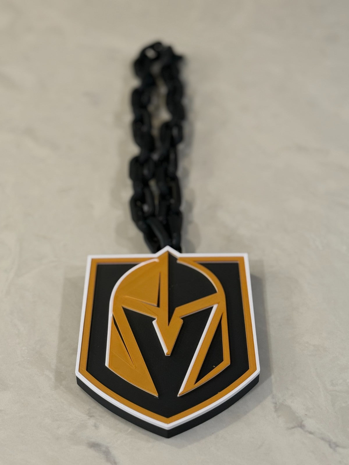 Vegas Golden Knights Oversized Necklace, Hype Chain"Golden Misfits."