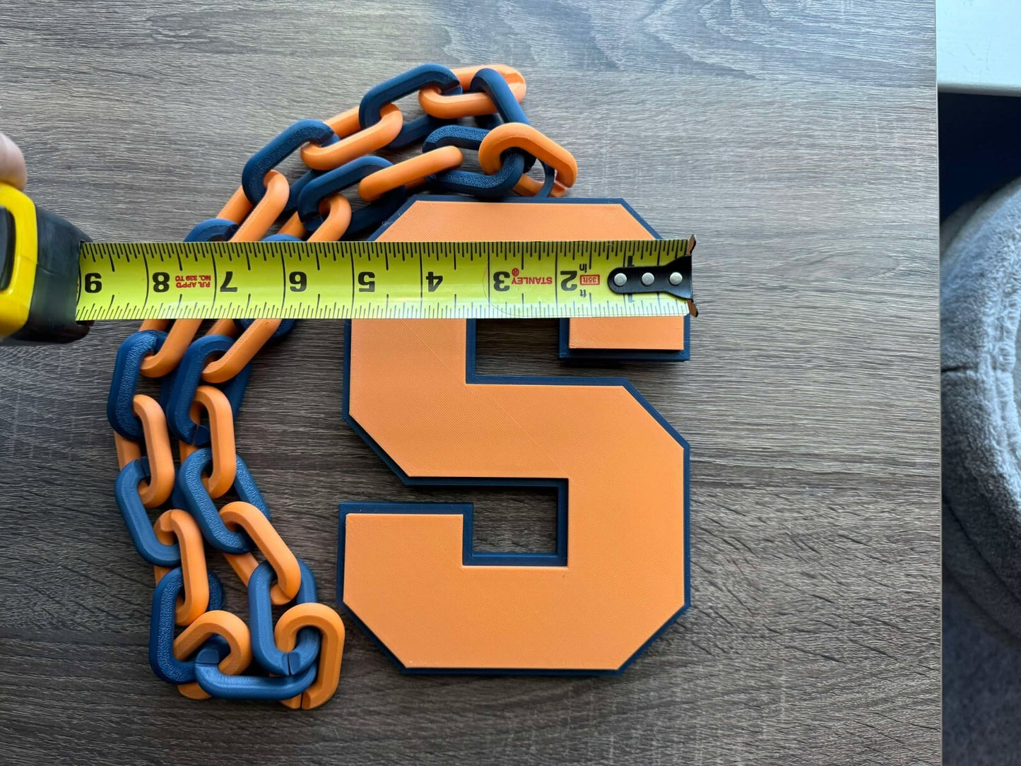 Syracuse Orange Oversized Necklace, Pendant