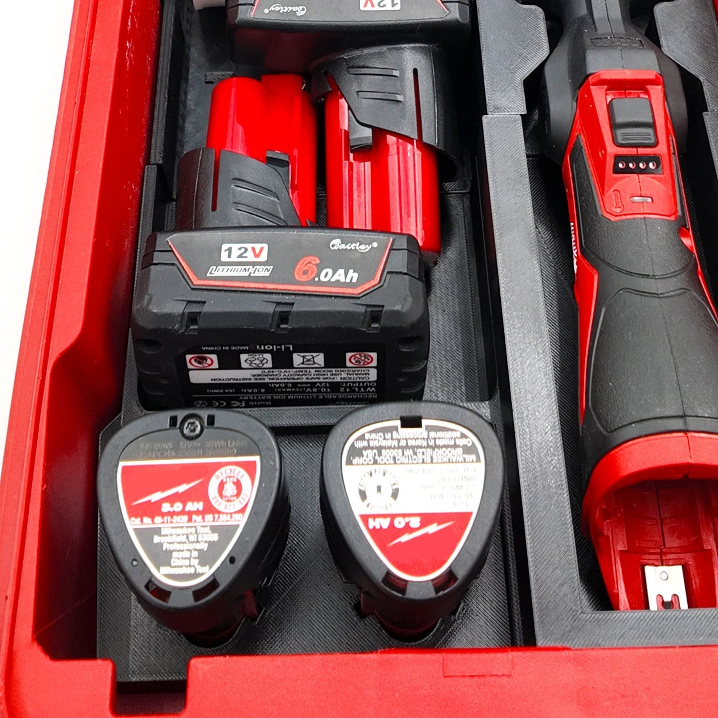 Soldering Iron Organizer For Milwaukee M12 Packout Compact Organizer Insert Tray
