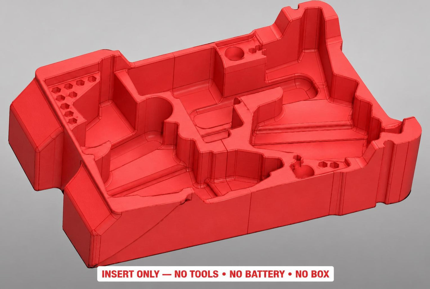 Milwaukee Packout Insert for M12 Fuel 1/2 in. Hammer Drill +1/4 in Impact Driver
