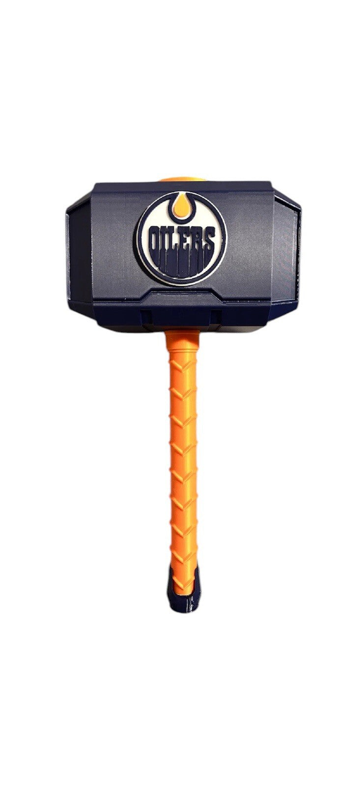 Edmonton Oilers NHL Mjolnir Thor's Hammer. Life Size  3D Printed Fan Art