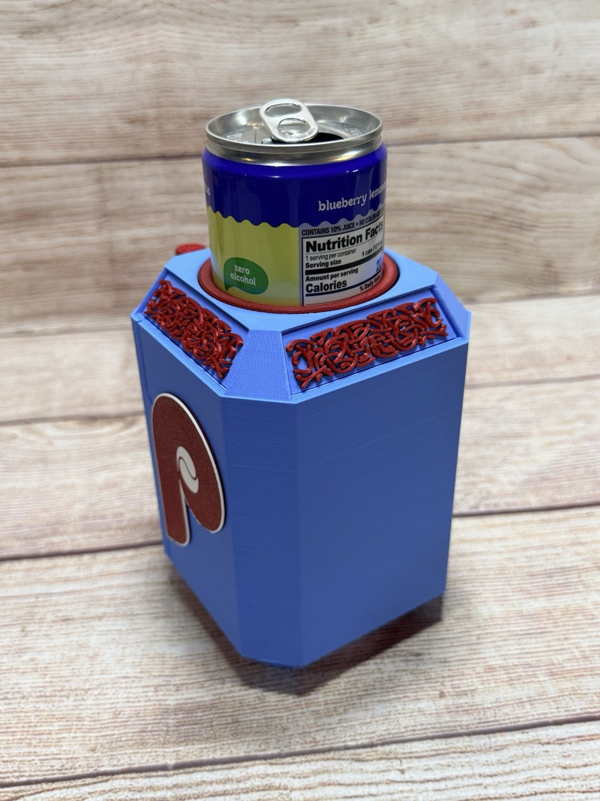 Philadelphia Phillies Retro Mjolnir Inspired Drink Koozie Thor’s Hammer