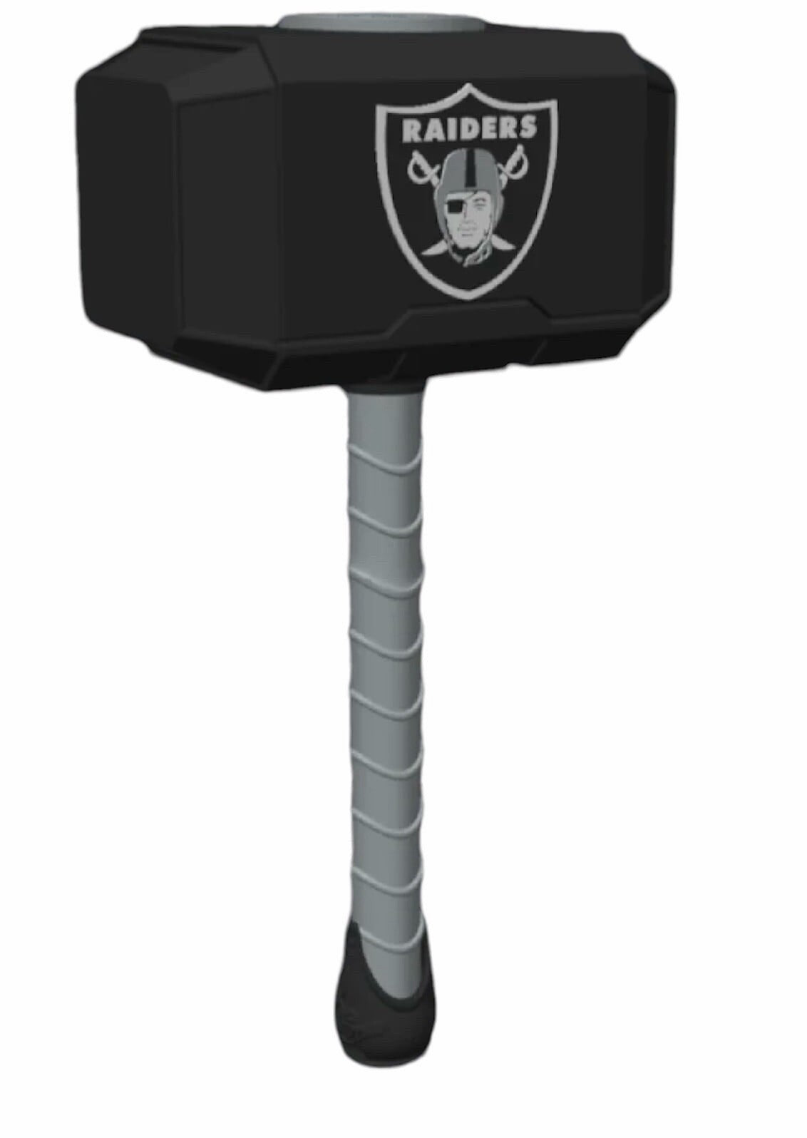 Raiders Football Themed Mjolnir Thor's Hammer