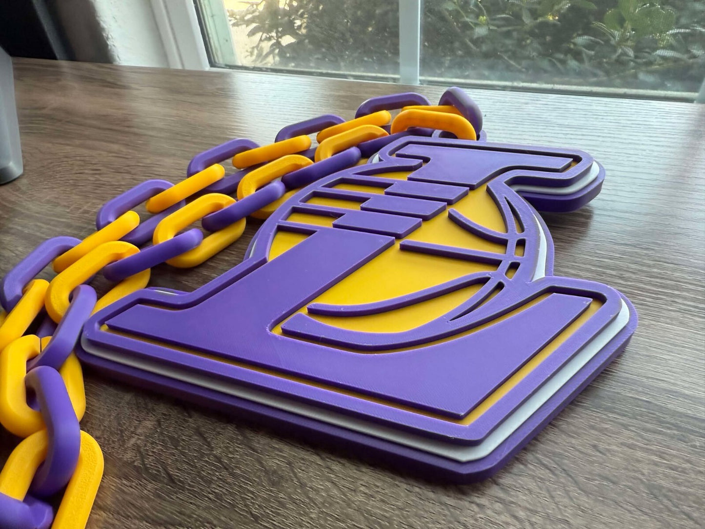 Los Angeles Lakers Oversized Necklace, Hype Chain [Made To Order]
