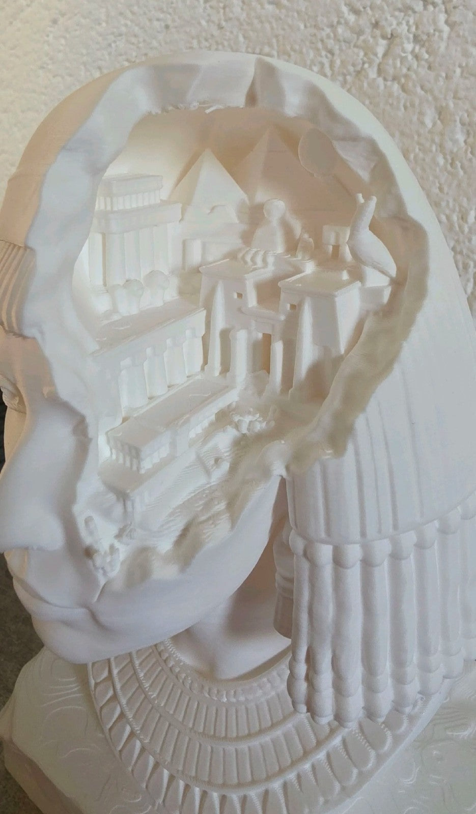 Egyptian Woman Bust 3D Printed