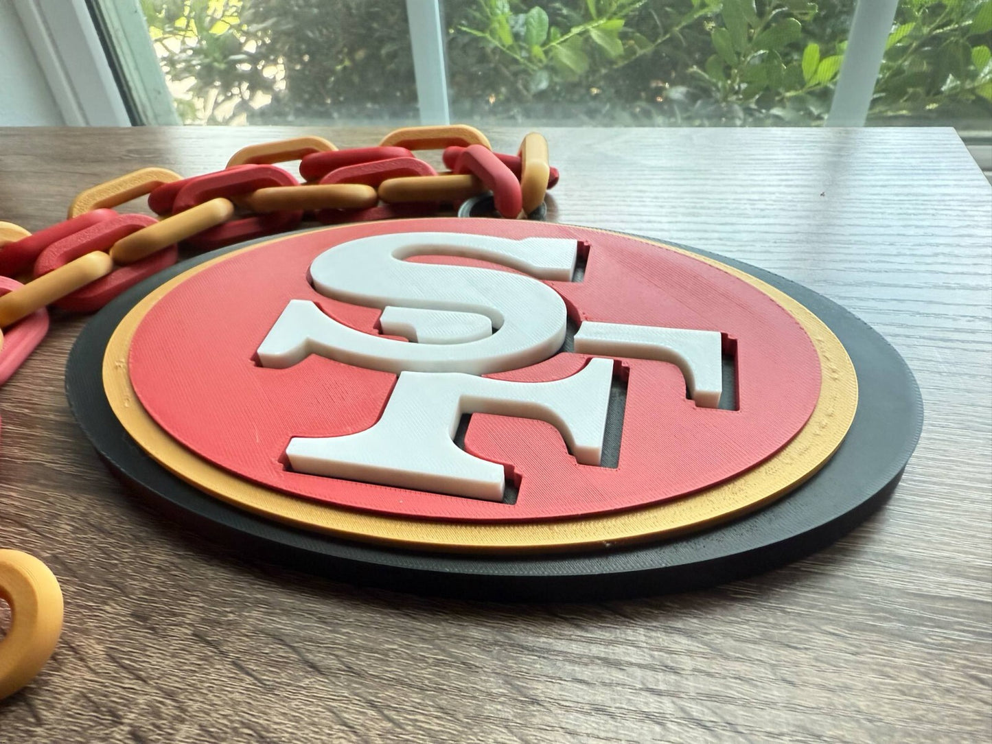San Francisco 49ers 3D Printed Sports Chain, Necklace Sports Chain