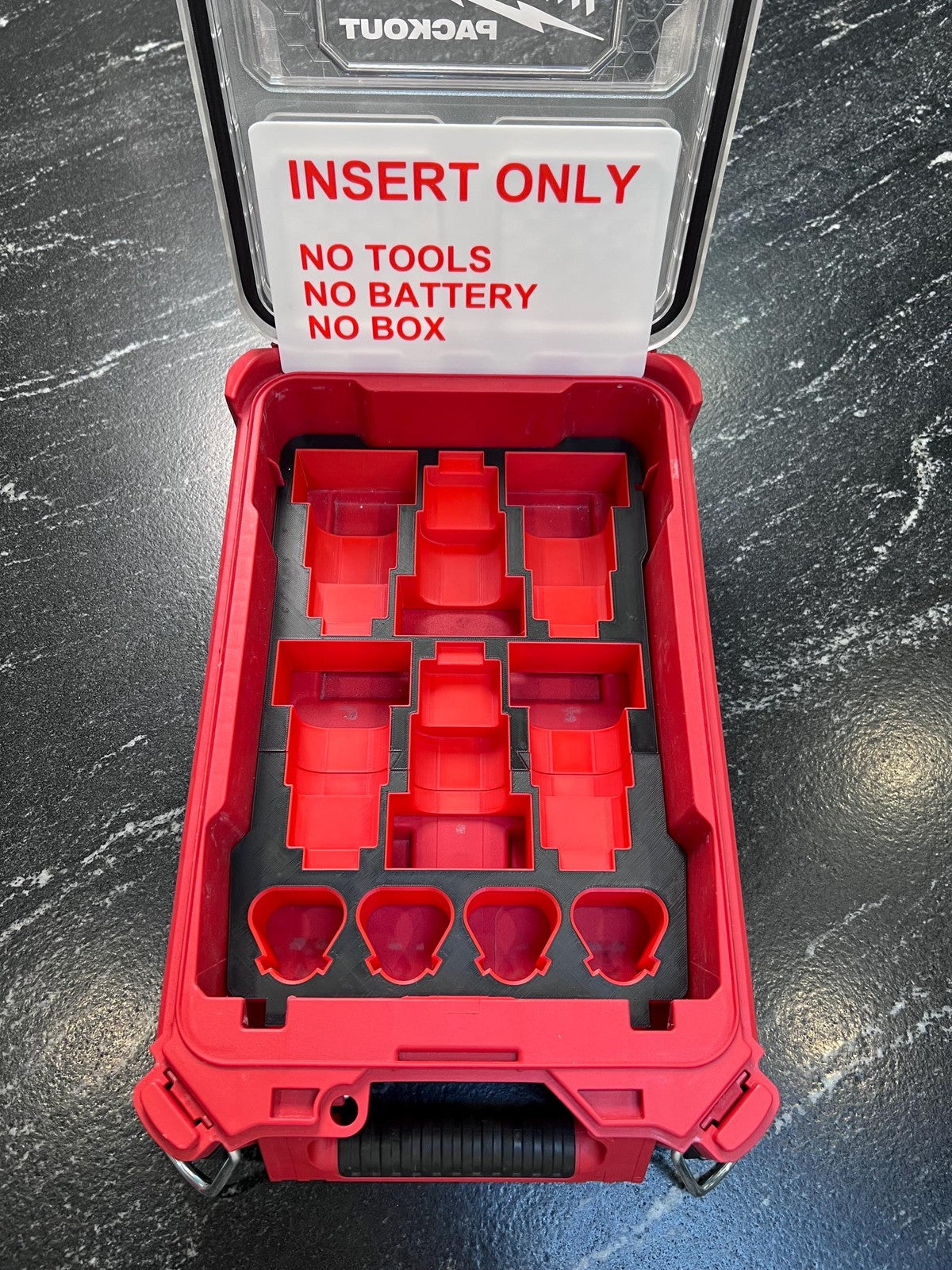 Milwaukee Compatable M12 Battery Organizing Insert Tray “New Version”
