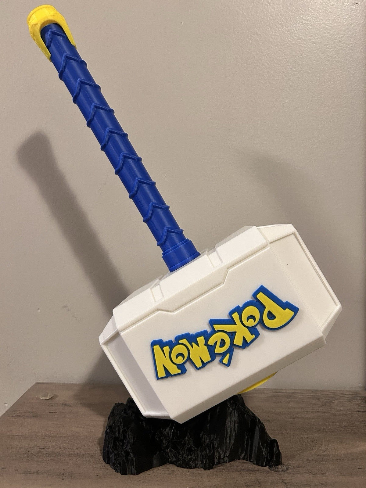 Pokémon Theme Mjolnir Thor's Hammer. 3D Printed Fan Art. Free Shipping USA