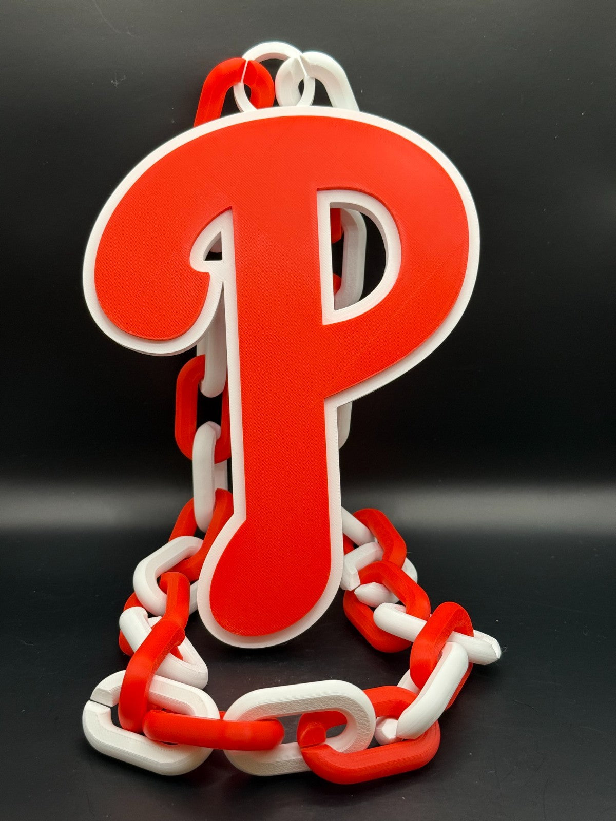 Philadelphia Phillies Oversized Hype Chain Necklace Phillie Phanatic"