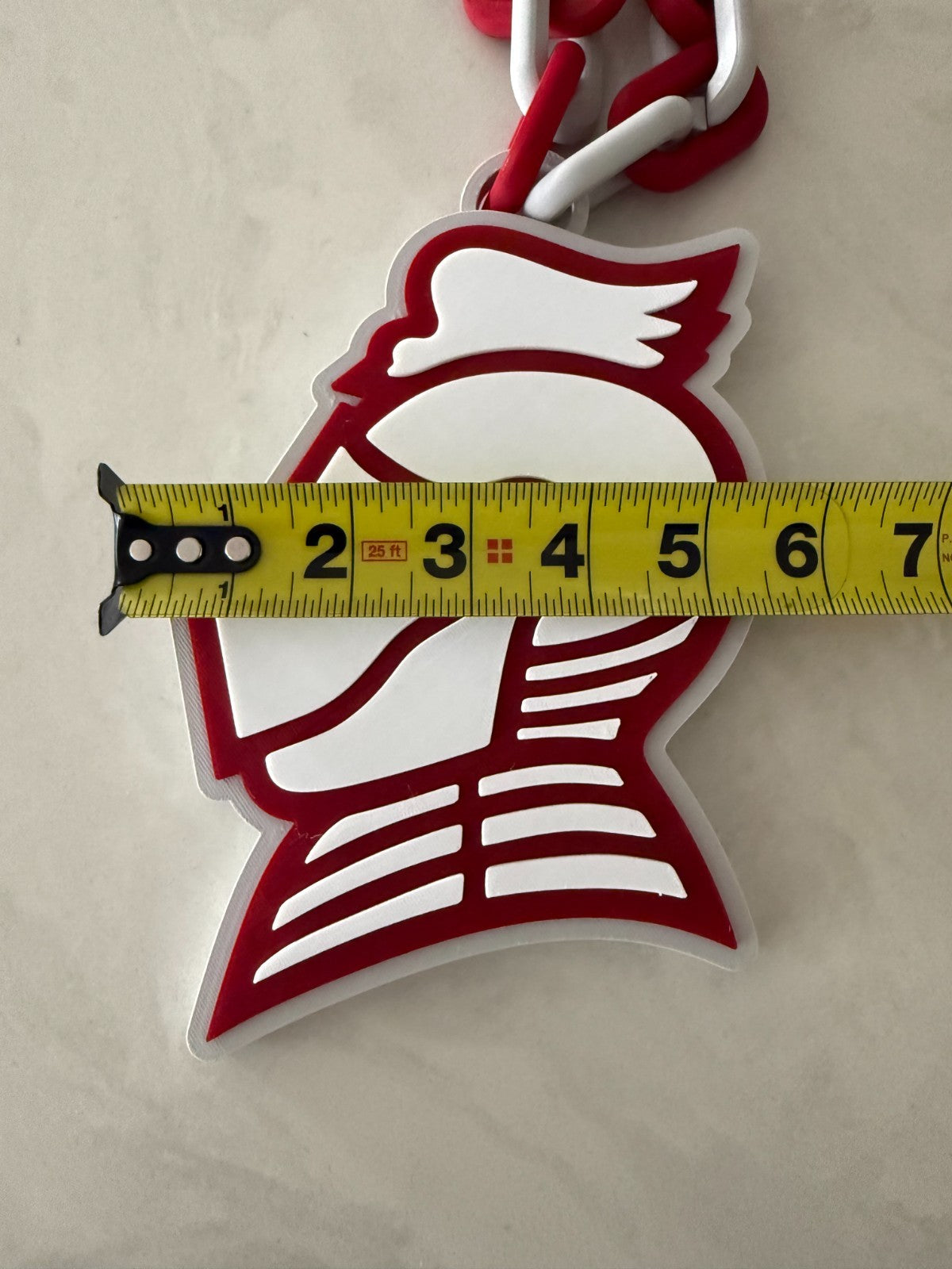 Bellarmine Knights Oversized Fan Logo Necklace, Hype Chain