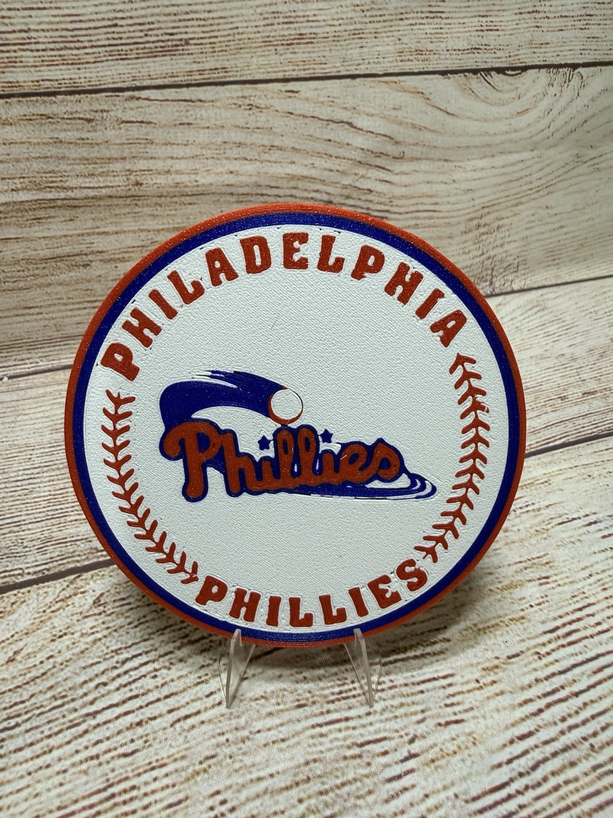 Philadelphia Phillies Custom Drink Coasters Set Of 4 With Holder