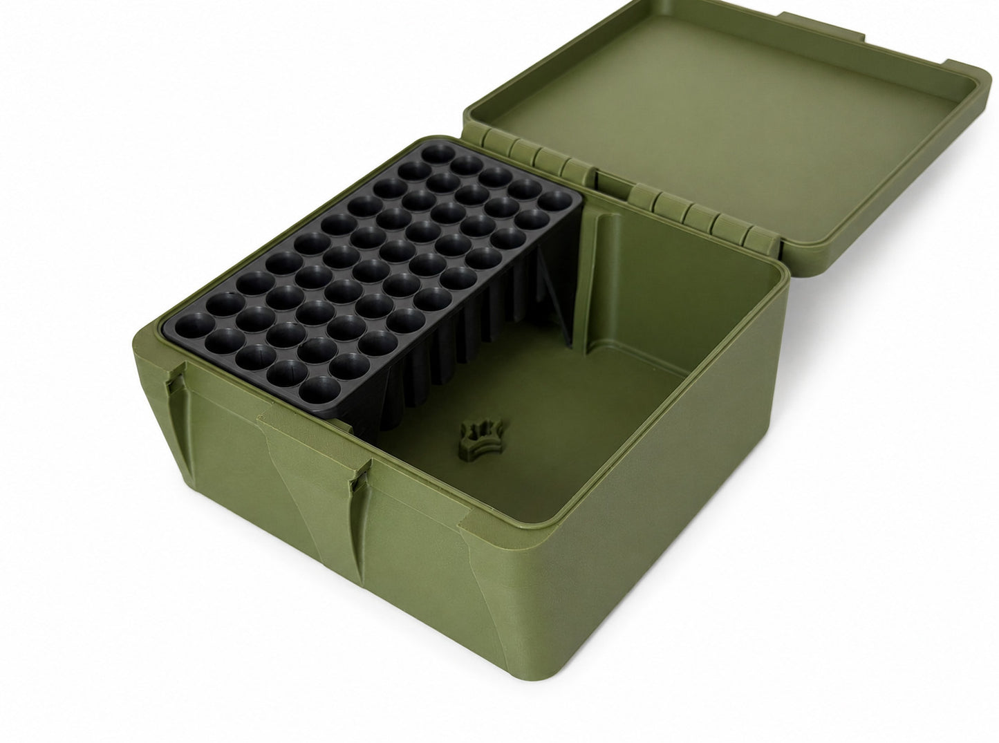 243 Win Ammo Box – 100 Rounds - Snap Close Storage Box | Fully Customizable