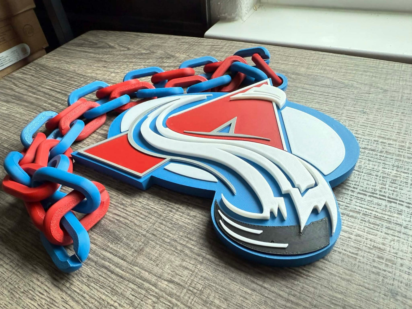 Colorado Avalanche Oversized Necklace, Hype Chain