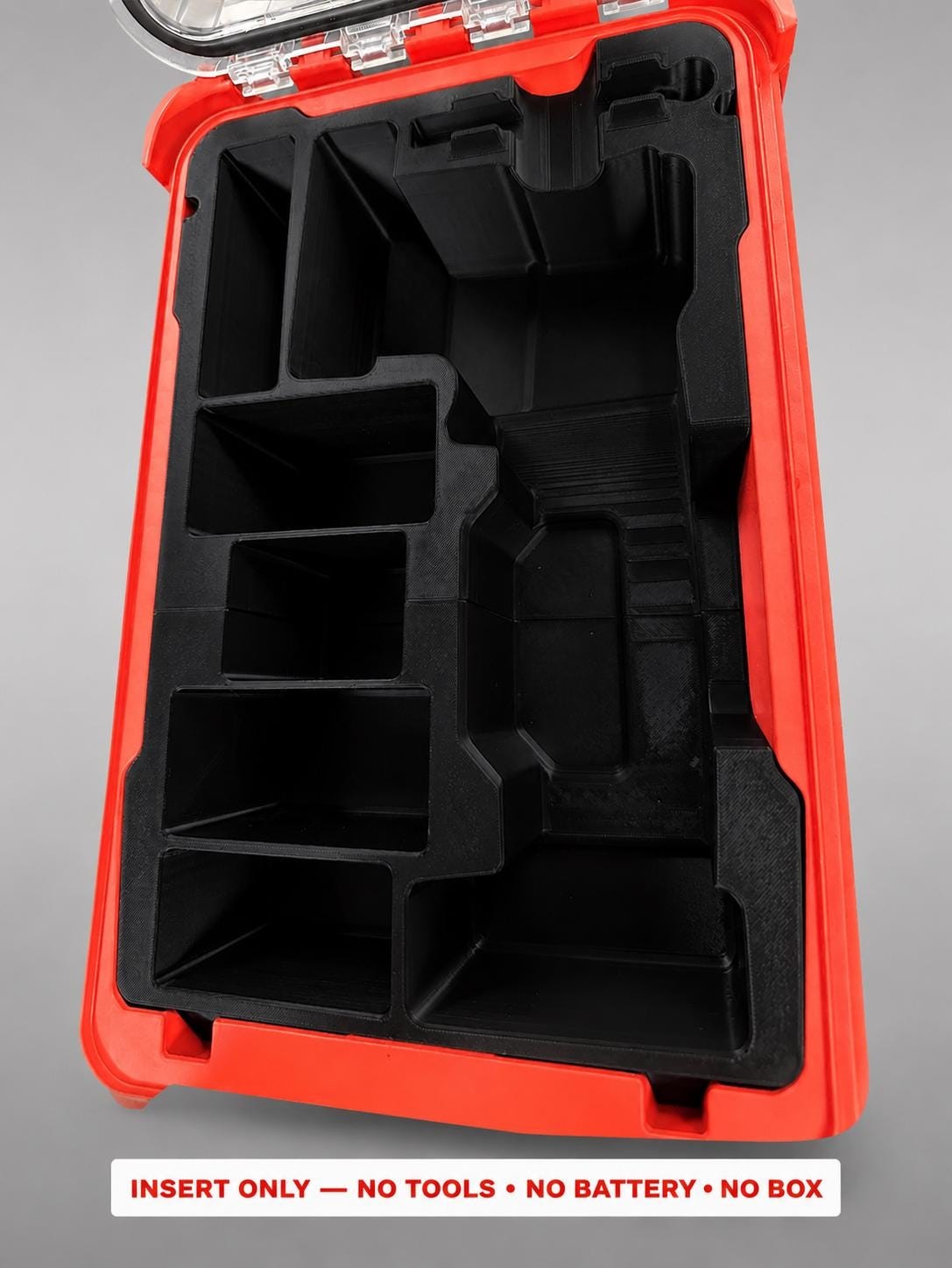 Milwaukee Packout Insert for M12 FUEL 12V Orbital Detail Sander | 3D Printed