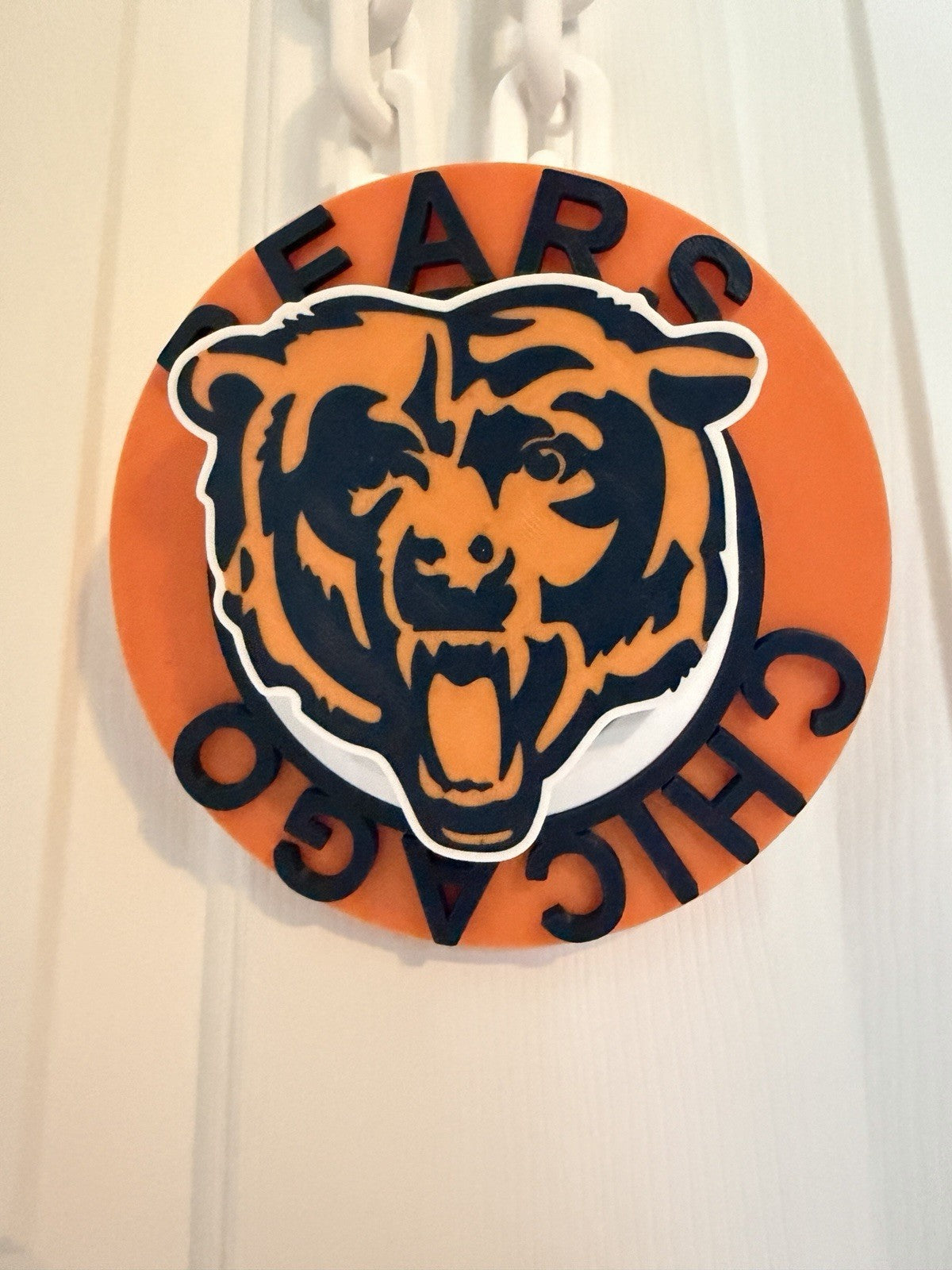 Chicago Bears Spinning Chain Necklace!