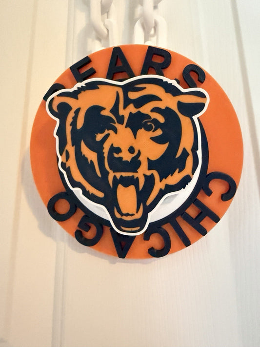 Chicago Bears Spinning Chain Necklace!