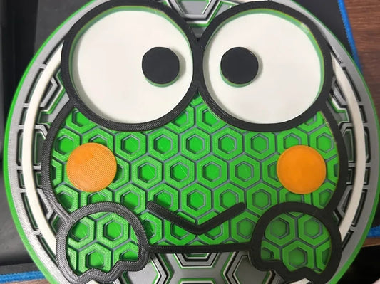 Keroppi Hello Kitty Wall Art Or Display 3D printed Dimensional Mosaic