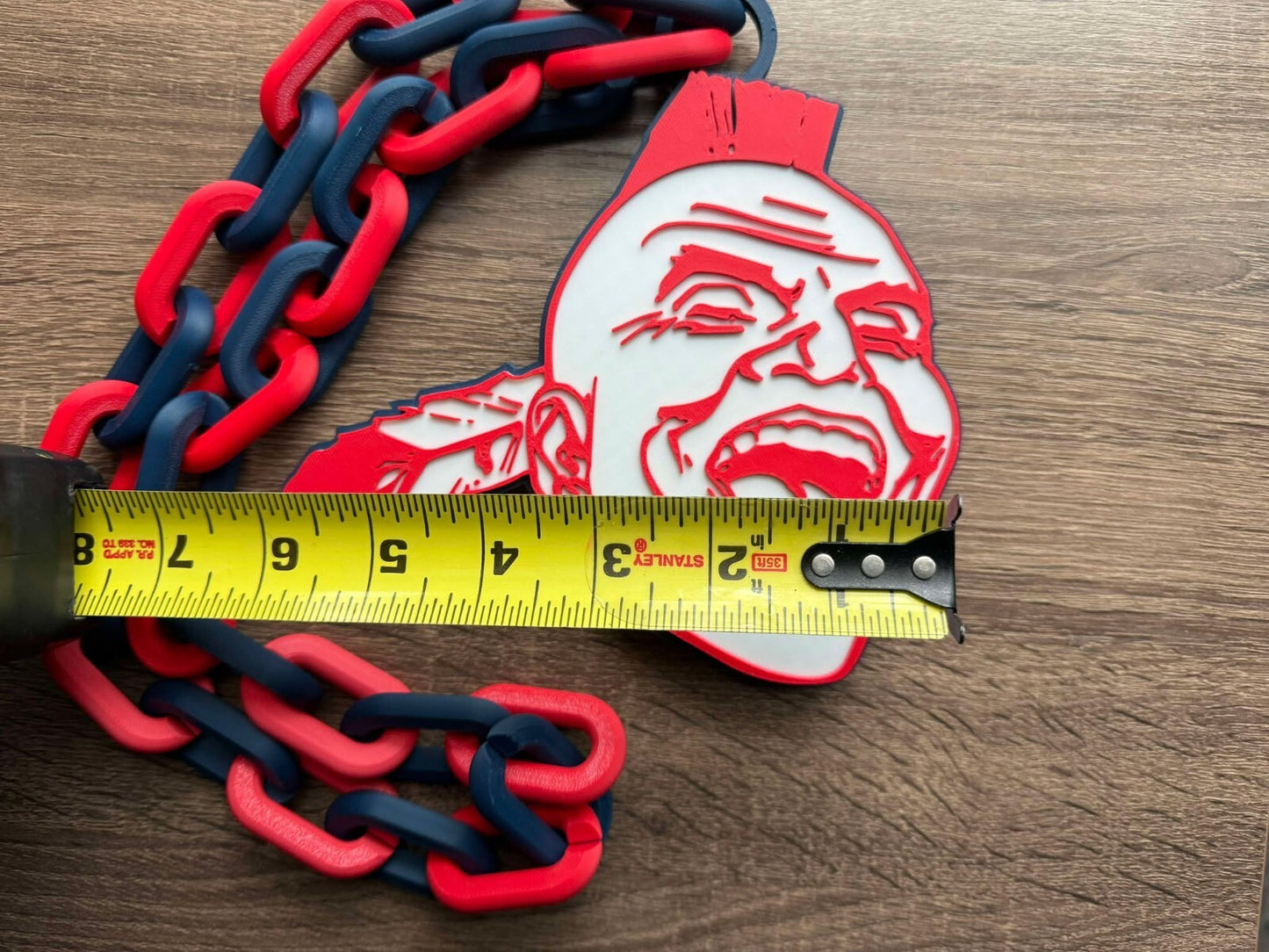 Atlanta Braves Oversized Necklace, Hype Chain [Made To Order]