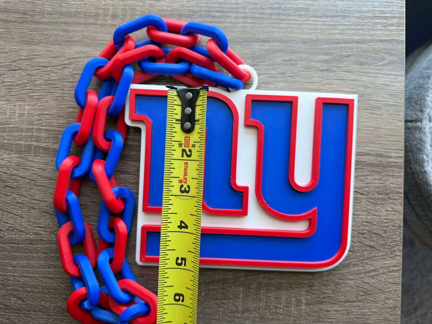 New York Giants Oversized Necklace, Pendant