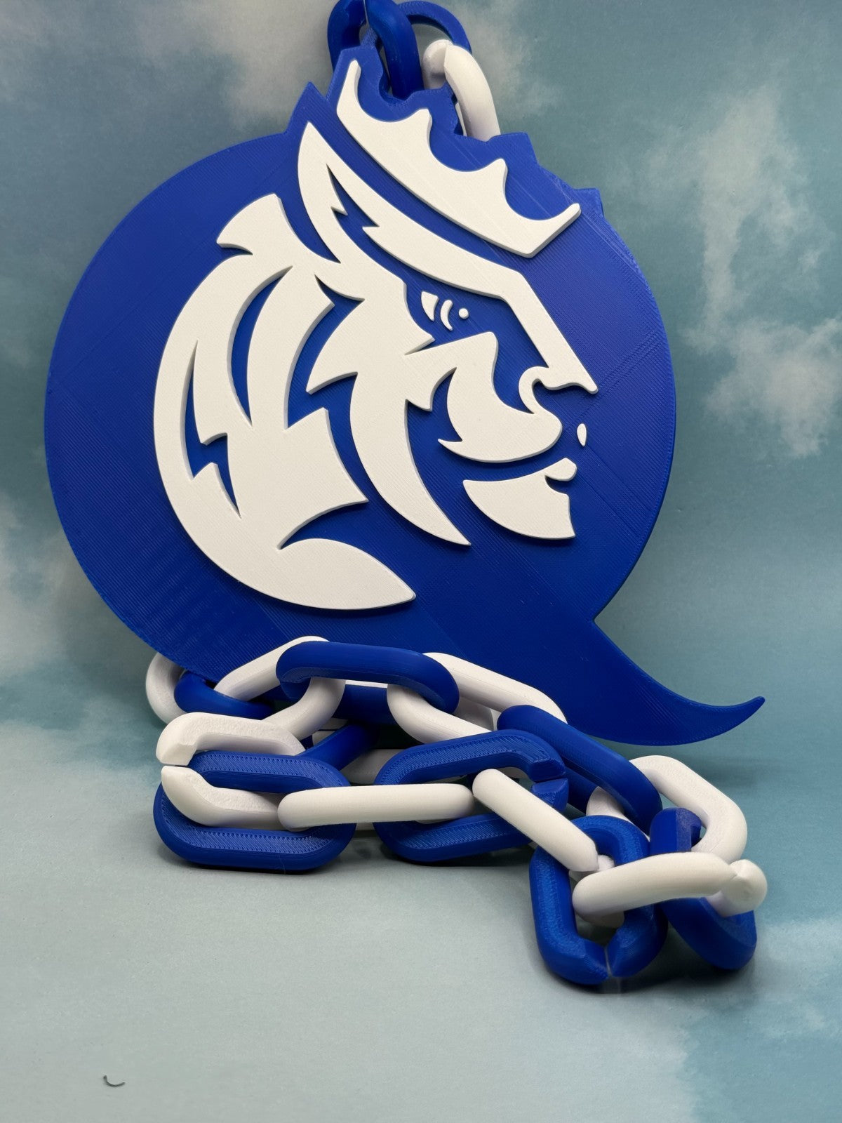 Queens University Royals Oversized Necklace, Hype Chain